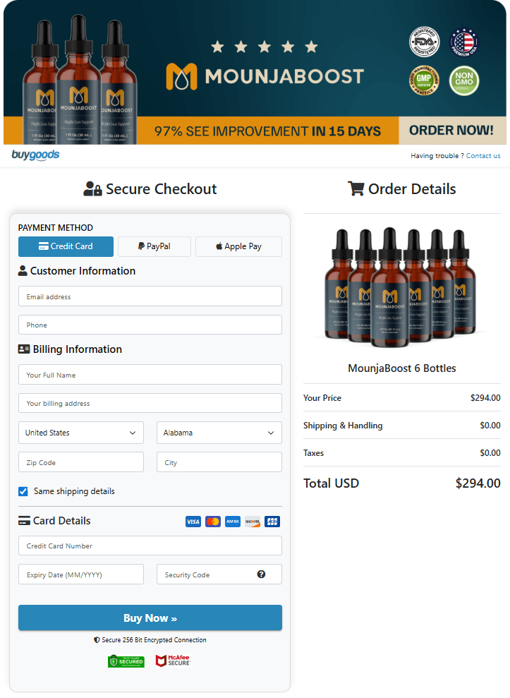 Mounjaboost official website